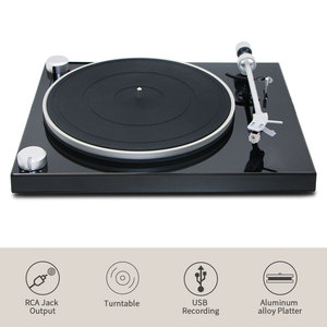 Tourne-disque audiophile adapté, lecteur de disques vinyles USB, tourne-disque à aiguille - Product Image 3