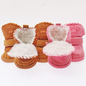 Conjunto de 4 Pares de Sapatos Laváveis para Animais de Estimação, Confortáveis, Antiderrapantes, Botas de Inverno Quentes para Cães, Respirável para Cães e Gatos - Product Image 5