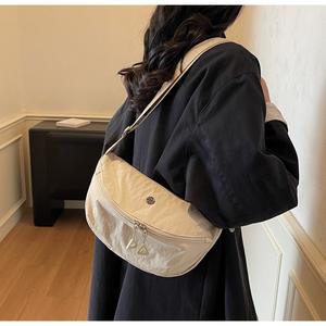 Nuevo Bolso Bandolera Estilo Coreano, Bolso de Hombro Tipo Dumpling, Bolso Pequeño de Tela para Mujer - Product Image 2