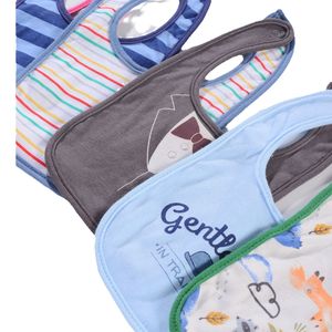 Baberos para bebés de 0 a 1 año de edad, 100% algodón, botón de dibujos animados, Baberos ecológicos para niños pequeños, fabricante de ventas transfronterizo al por mayor - Product Image 5