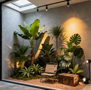 Grands arbres artificiels pour l'entrée intérieure, <span class=keywords><strong>sous</strong></span> les escaliers, plantes vertes décoratives de style chinois, paysage de pin - Product Image 4