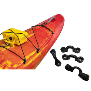 Kayak Boat Deck Accessories <b>Black</b> Plastic J-Hooks and Rudder Hooks Nylon <b>Tent</b> Hooks Marine Hardware - Product Image 5