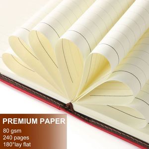 A5 Leather Hardcover Personalized Custom Magnetic <b>Diary</b> <b>Notebook</b> with Thermal Binding and 100 Sheets - Product Image 3