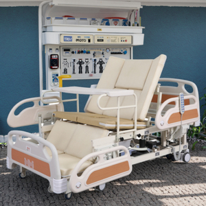 Giường bệnh viện đa năng DQ-6, điều khiển bằng tay và điện, chất liệu ABS, có đèn pin hai cần quay, đạt chứng nhận ISO. - Product Image 2