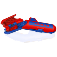 Alicates Pelacables KNIPEX ErgoStrip PV de Acero con Punta Cónica Fina y Mola de Bloqueo para Conectores de Crimpado