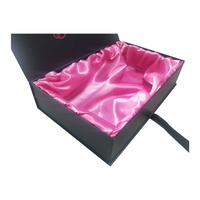 Nouvelles boîtes de rangement de luxe personnalisées PLD 2026 pour cadeaux capillaires, avec fermeture à ruban, emballage pour mèches de cheveux en soie vierge avec logo