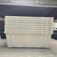 Bacs à déchets métalliques empilables de 8 m³ (10 m³) de style australien, robustes et personnalisés pour la construction, pour le recyclage extérieur