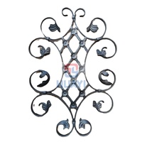 Rosetas Ornamentales de Hierro Forjado Hechas a Mano y Personalizadas para Balcón - Diseño Moderno y Contemporáneo, Superficie Antioxidante y Duradera
