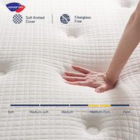 Großhandel Schlafkomfort-Matratze King-Size Hotelbett Gel-Memory-Foam-Matratze in Box Vakuumverpackte Taschenfederkernmatratzen