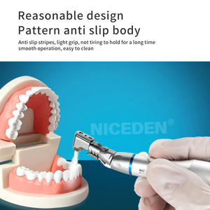 Manubrio dentale ad alta velocità e a bassa velocità Contra angolo pulsante manubrio dentale Set con 4 fori - Product Image 5