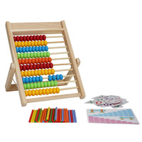 Le nouveau support de calcul de nombre multifonctionnel boulier en bois Montessori jouet de comptage éducatif pour enfants tout-petits garçons et filles