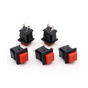 Interruptor de Botón Pulsador Momentáneo Cuadrado Pequeño DS-430 |   Interruptor de Encendido Auto-Reajustable Normalmente Abierto (NO) - Product Image 3