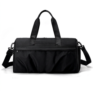 Large Capacity Portable Yoga Fitness Sports Bag Outdoor Wet and Dry Separation <b>Luggage</b> Zipper Travel Bag Made of Oxford - Product Image 1