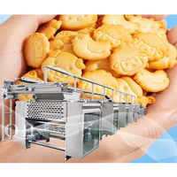 Tout nouveau laminoir à pâte à biscuits roulant coupeur rotatif cuisson refroidissement convoyeur emballage usine ligne de Production