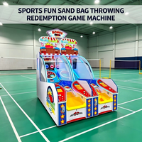 Machine de jeu de lancer de sacs de sable Carnival à corps métallique, à monnayeur, équipement d'arcade de rédemption de tickets sportifs pour centres commerciaux et salles de jeux