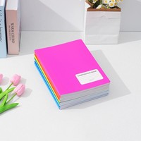 Cuaderno Escolar con Margen Rojo, Cuadrícula Matemática, Líneas Rayadas, Personalizable en Varios Colores, Tamaños A4, A5 y B5, para Suministros Escolares y de Oficina