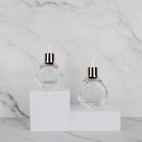 Bouteilles cosmétiques en verre écologiques personnalisées 5ml-100ml Ambre Compte-gouttes Sérum Pompe Crème Huile Essentielle Multiple dont 50ml 20ml