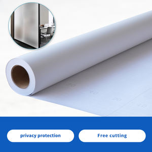 Película de vidrio para ventana de privacidad esmerilada blanca lechosa opaca, cubierta protectora de <span class=keywords><strong>vinilo</strong></span> autoadhesiva con pegamento para hoteles - Product Image 4