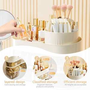 Máy tính để bàn tạo nên tổ chức sắp xếp bàn chải lưu trữ tổ chức Hộp văn phòng phẩm tổ chức Hộp ngăn kéo Bàn đồ dùng cá nhân lưu trữ - Product Image 4