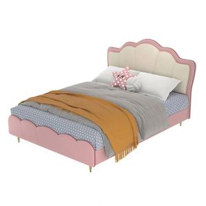 Cama Nube Infantil con Estructura de Madera Sólida, Diseño Moderno y Cómodo, Tapicería de Algodón para Niños y Niñas - Product Image 5