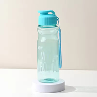 Bouteilles d'eau au prix d'usine, 500 ml, en plastique transparent, bouteille d'eau de sport