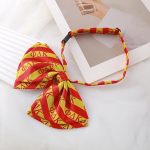 Listo para enviar Variedad de organizaciones de hermandad Símbolo Diseño de <span class=keywords><strong>colores</strong></span> Griego DST ZPB SGRho Etc Tela de calidad Traje de dama <span class=keywords><strong>Pajarita</strong></span> - Product Image 5