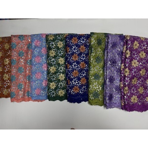 2025 New Chất Lượng Cao Guipure Dây Ren Vải <span class=keywords><strong>Sequins</strong></span> Phi Ren Vải Thêu Dây Ren Vải - Product Image 1