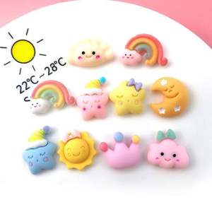 เรซินการ์ตูนเมโลดี้เรซินพิมพ์3D เรซินสำหรับทำผมรูปสไลม์ DIY ตกแต่งตรงกลาง - Product Image 2