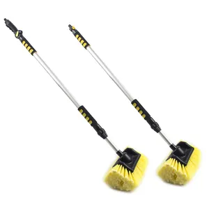 Cepillo de <span class=keywords><strong>lavado</strong></span> de autos con mango largo y cerdas suaves para limpieza exterior de todos los lados en autos, SUV, camionetas y embarcaciones - Product Image 1