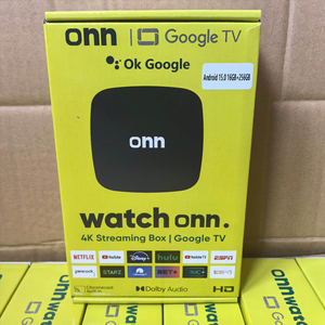 Onn แท่งทีวีไฟ16GB 256GB 4K <span class=keywords><strong>HDR</strong></span> HD พร้อมรีโมทเสียงฟรี5G BT DDR4 ATV Quad Core Android 15 OS ช่องแถมกล่องรับสัญญาณฟรี - Product Image 1
