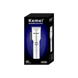 เครื่องตัดผมมืออาชีพ Kemei รุ่น KM-6050 เครื่องตัดผมไฟฟ้าโลหะพร้อมจอแสดงผลดิจิตอลและการชาร์จแบบ USB - Product Image 5