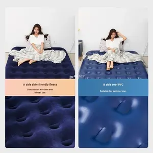 Matelas gonflable <span class=keywords><strong>de</strong></span> <span class=keywords><strong>camping</strong></span> en plein air, coussin <span class=keywords><strong>de</strong></span> couchage pliable pour deux personnes, <span class=keywords><strong>tapis</strong></span> <span class=keywords><strong>de</strong></span> <span class=keywords><strong>sol</strong></span> pour usage domestique, coussin d'air - Product Image 2