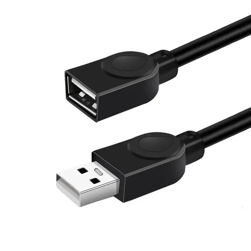 USB Cable Extension USB 2.0 Cable 0.5M-3M Data Cord For PC TV Projector Fast Speed USB Extension Cable