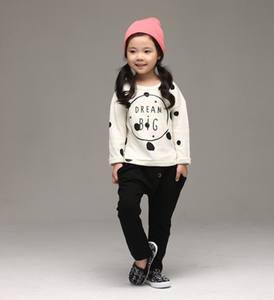 Costume en coton pour filles, style sport, mode coréenne 2016, fabriqué en Chine - Product Image 3