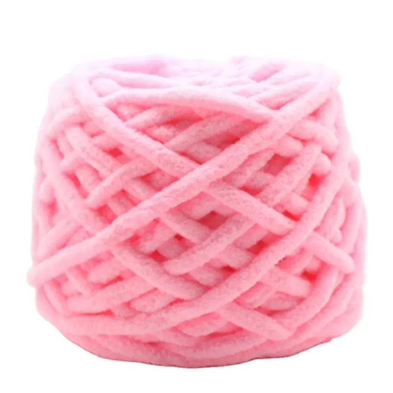 Charmkey high quality wholesale crochet polyester yarn spandex yarn blended yarn for knitting