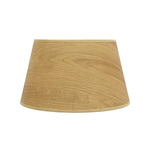 Paralume in legno chiaro E27, 40x30x25 cm, forma conica, apertura superiore, ideale per illuminazione decorativa e d'ambiente. - Product Image 1