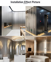 Panneau en cristal de carbone de bambou, texture marbre, léger, flexible, ignifuge et imperméable pour les murs de projets design