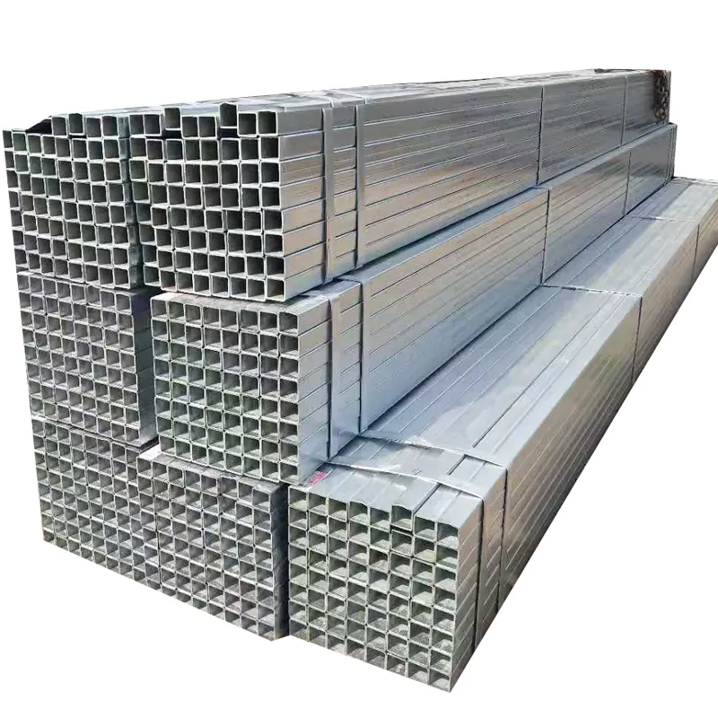 Ms-tubería rectangular de acero galvanizado, tubo cuadrado, bs 60