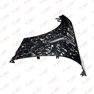 Aile avant en fibre de carbone Z-ART 2024+ pour Ford Mustang, aile avant ventilée pour Mustang, aile à persiennes en fibre de carbone - Product Image 5