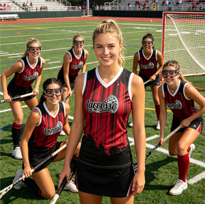 Jersey Lacrosse Cepat Kering untuk Wanita, Pakaian Lacrosse Premium, Pinnies Lacrosse Nyaman untuk Wanita - Product Image 1