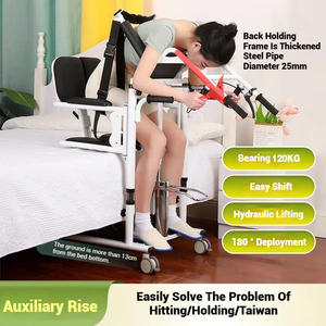 Mesin Transfer hidrolik pegangan lengan, Multifungsi perawatan Toilet orang tua kursi mandi bantuan orang tua - Product Image 6