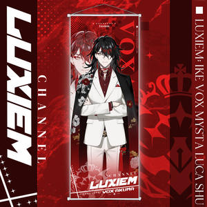 25*70cm 5 diseños Luxiem Scratch off Posters Luca Ike Mysta Vox Shu poliéster piel de melocotón cuadro de pared Anime pintura colgante - Product Image 4