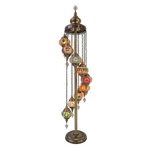 Lampada a Led moderna fatta a mano in stile turco lampadario a mosaico ristorante appeso installazione AC per installazione sospesa ristorante - Product Image 6