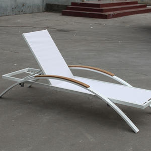 Aluminio al aire libre sol salón silla servicio <span class=keywords><strong>alquiler</strong></span> proveedor playa <span class=keywords><strong>piscina</strong></span> chaise lounge silla plegable malla Resort <span class=keywords><strong>piscina</strong></span> tumbona - Product Image 6