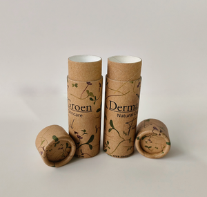 หลอดกระดาษคราฟท์แบบดันขึ้นได้ ยี่ห้อ Zero Waste พร้อมพิมพ์ลายบนกระดาษแข็งสีน้ำตาล สำหรับงานฝีมือในบ้านและการผลิตแท่งแข็ง - Product Image 3