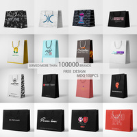 Sacs Cadeaux en Papier de Luxe pour Boutique, Personnalisés avec Logo Imprimé de Marque, pour Salon de Coiffure