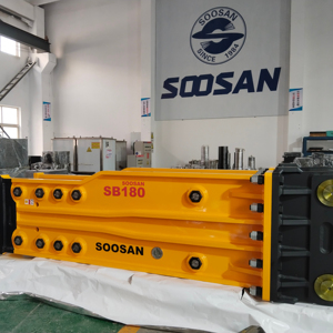 SOOSAN SB180 Brise-roche hydraulique de type supérieur, corps principal, produit, approvisionnement direct en usine, garantie d'un an, caractéristiques standard incluses - Product Image 1