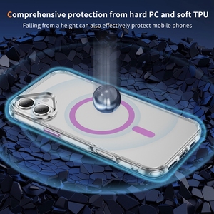 <span class=keywords><strong>Cover</strong></span> magnetica anti-ingiallimento a ricarica wireless per <span class=keywords><strong>iPhone</strong></span> 17, <span class=keywords><strong>trasparente</strong></span>, bestseller - Product Image 5