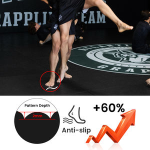 LINYIQUEEN 穆勒式柔道垫样品 IJF认证，带PU海绵防滑背衬，可定制柔道训练垫，厚度4厘米/5厘米 - Product Image 5