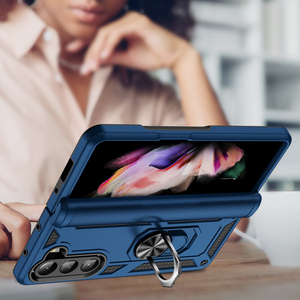 Pour <span class=keywords><strong>Samsung</strong></span> Galaxy Z <span class=keywords><strong>Fold</strong></span> 6 Antichoc Aimant Téléphone <span class=keywords><strong>Support</strong></span> De <span class=keywords><strong>Voiture</strong></span> pour Z Fold5 Fold4 Fold3 Téléphone Cas avec Anneau de <span class=keywords><strong>Support</strong></span> - Product Image 3